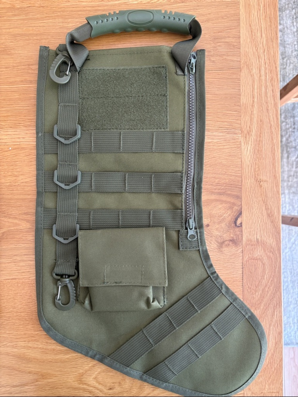 Christmas Stocking Olive Green Tactical Gear Organizer